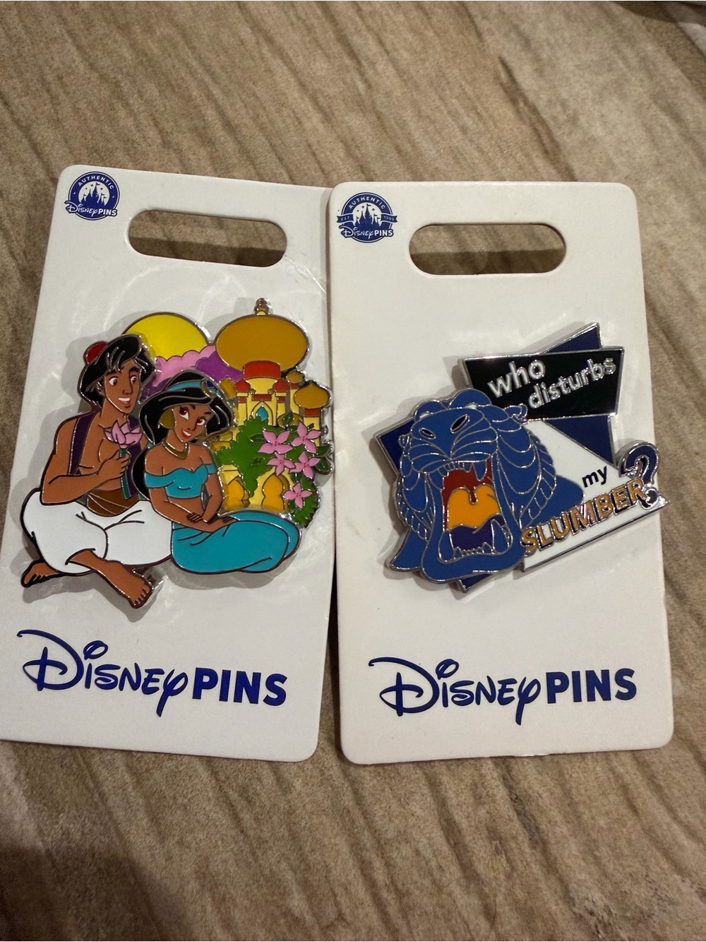 Disney Aladdin Enamel Pin Set